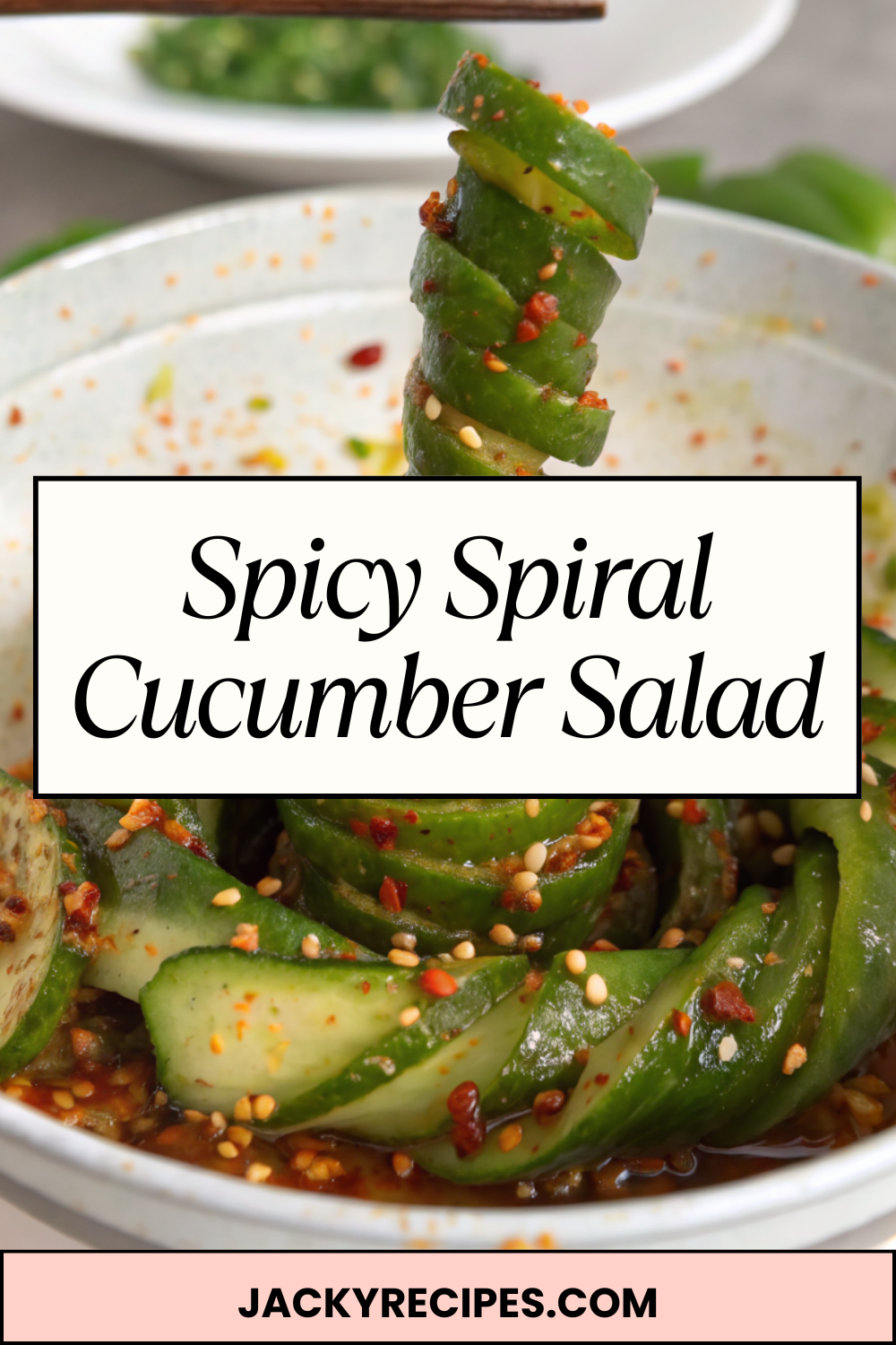 Spicy Spiral Cucumber Salad – Refreshing, Fiery & Irresistibly Crunchy