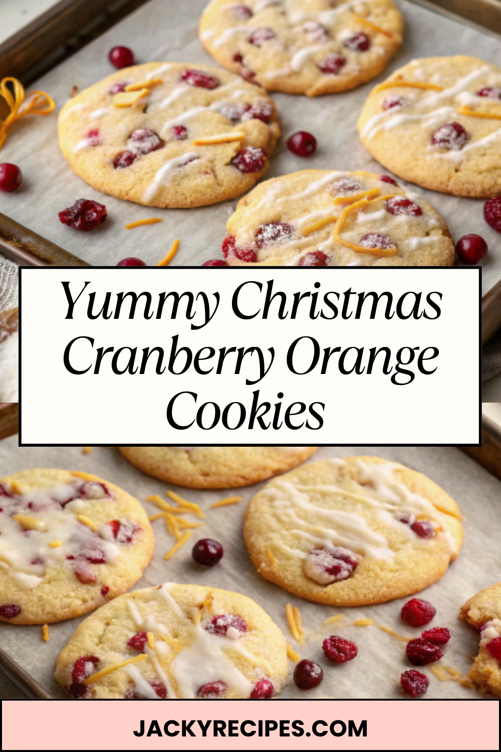 Yummy Christmas Cranberry Orange Cookies – Soft, Zesty & Bursting With Festive Flavor