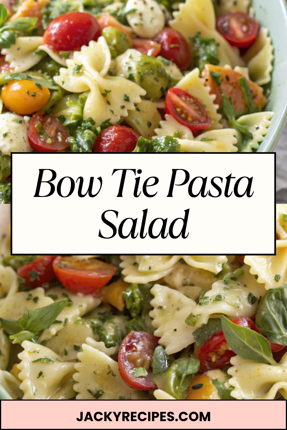 Bow Tie Pasta Salad – Fresh, Colorful & Tossed in a Zesty Creamy Dressing