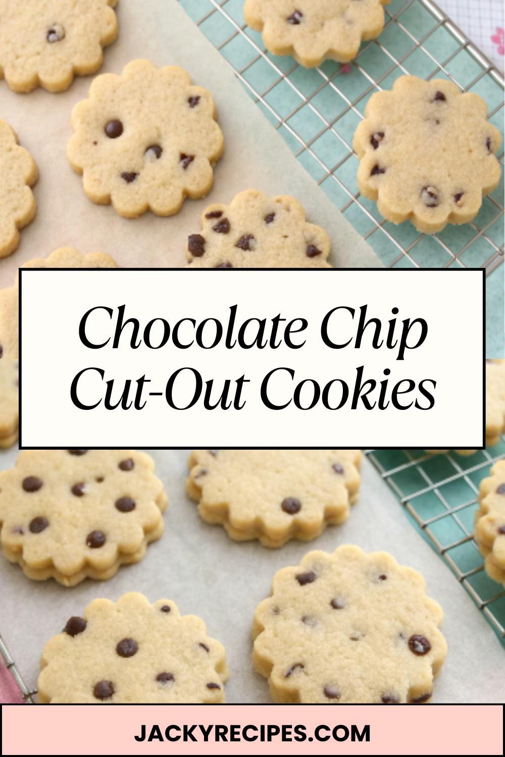 Chocolate Chip Cut-Out Cookies – Soft, Shape-Holding & Loaded With Melted Chocolate