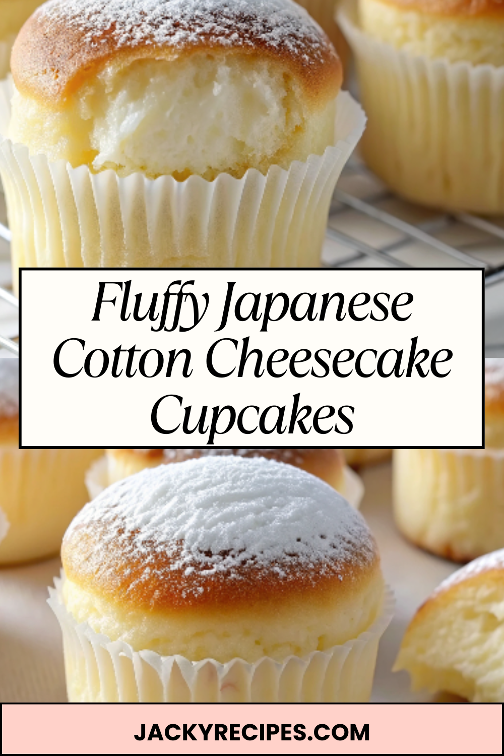 Fluffy Japanese Cotton Cheesecake Cupcakes – Cloud-Soft, Lightly Sweet & Melt-in-Your-Mouth