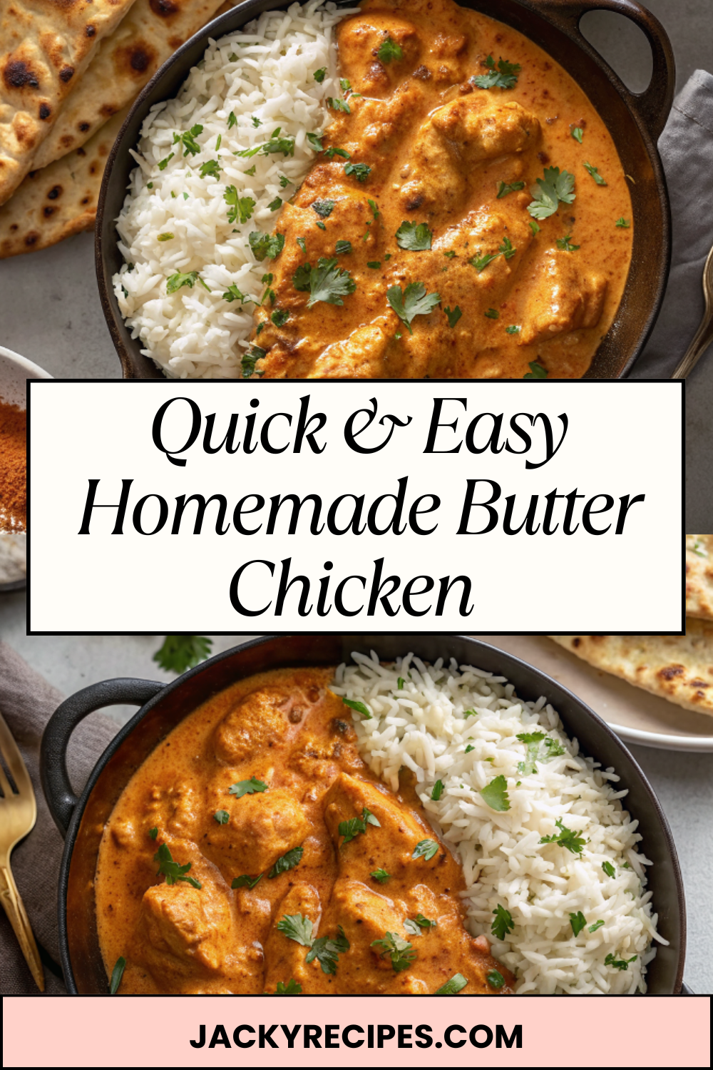 Quick & Easy Homemade Butter Chicken – Rich, Creamy & Full of Warm Indian Spices