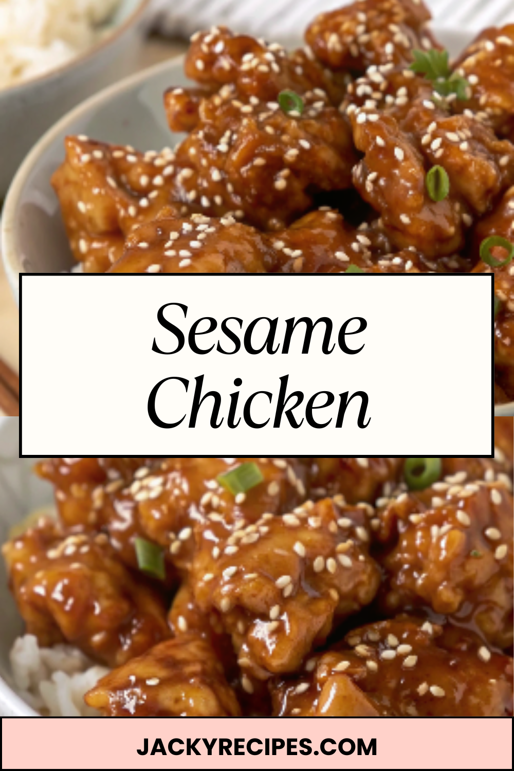 Sesame Chicken – Crispy, Saucy & Coated in a Sweet-Savory Sesame Glaze