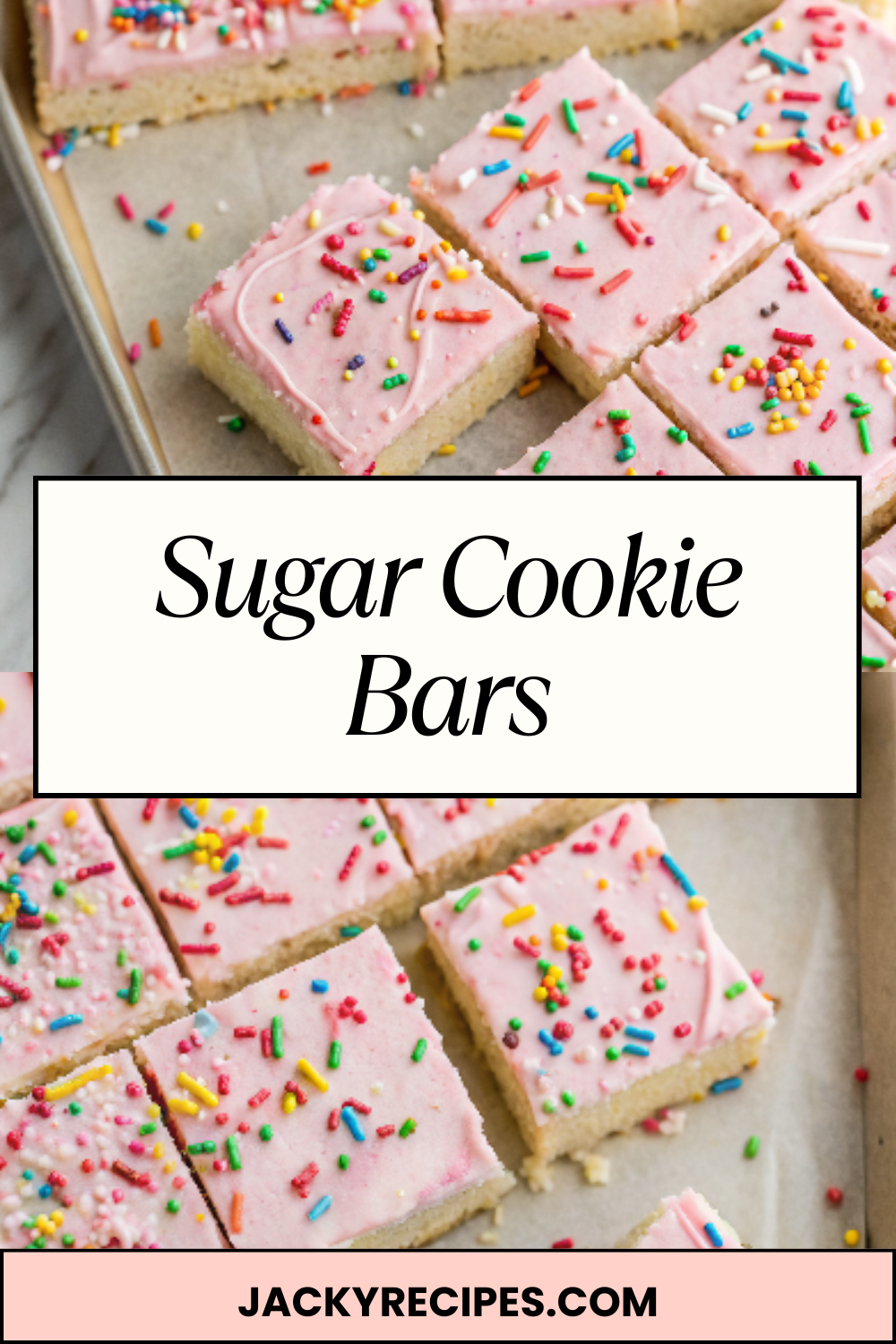 Sugar Cookie Bars – Soft, Chewy & Topped With Dreamy Frosting