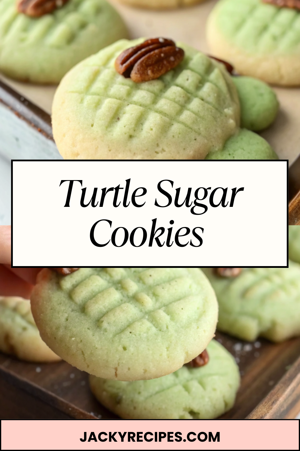 Turtle Sugar Cookies – Soft, Gooey & Loaded With Caramel, Chocolate & Pecans
