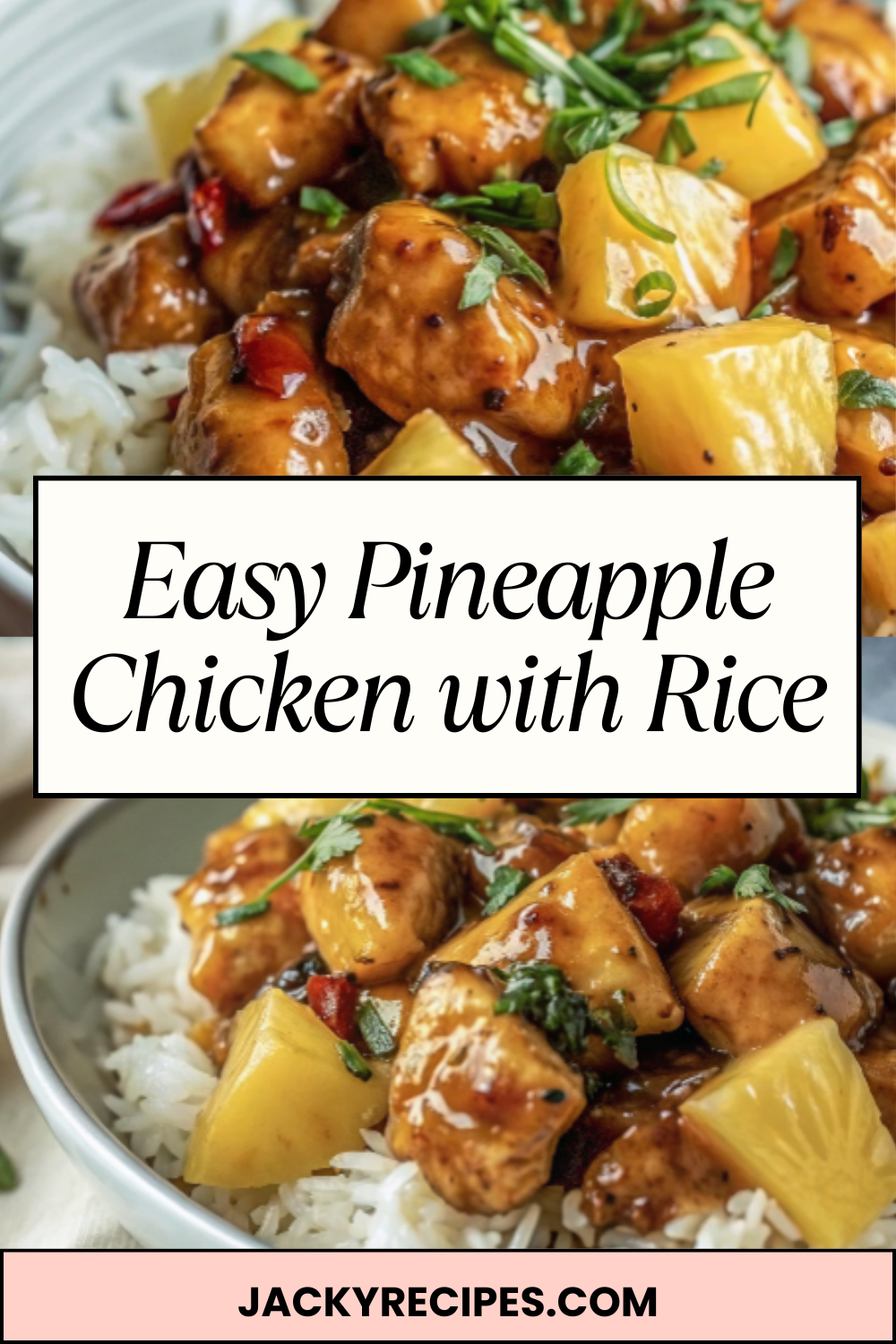 Easy Pineapple Chicken with Rice – Sweet, Savory & Weeknight-Perfect Comfort