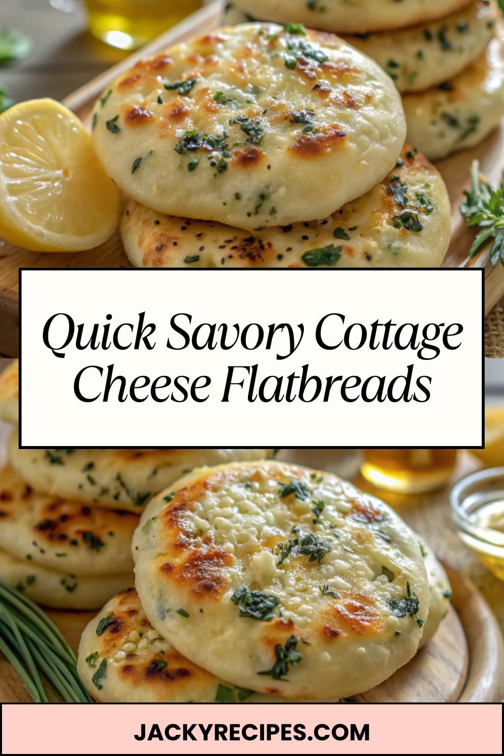 Quick Savory Cottage Cheese Flatbreads — Easy Skillet Recipe