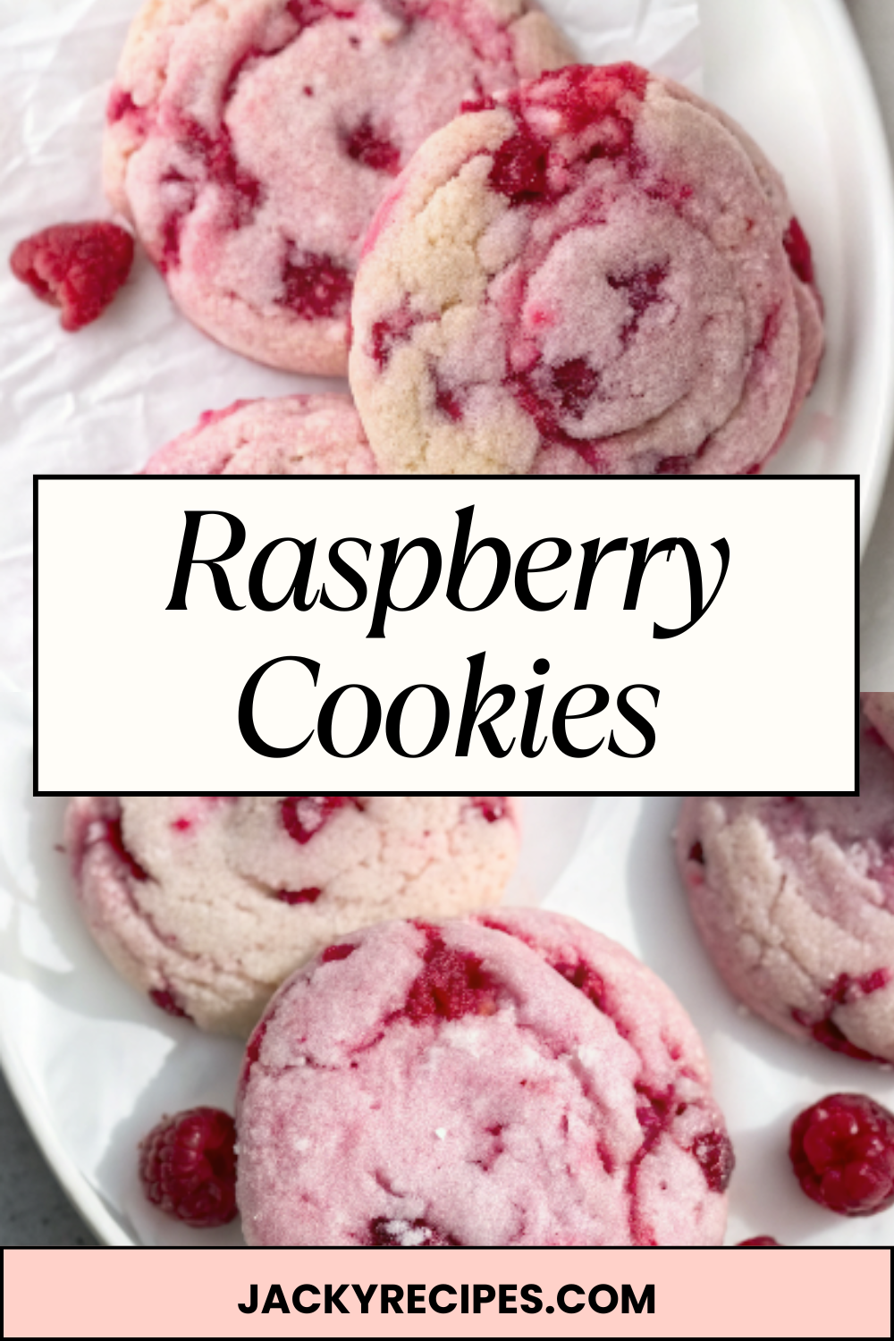 Raspberry Cookies – Soft, Buttery & Bursting With Sweet-Tart Berry Flavor