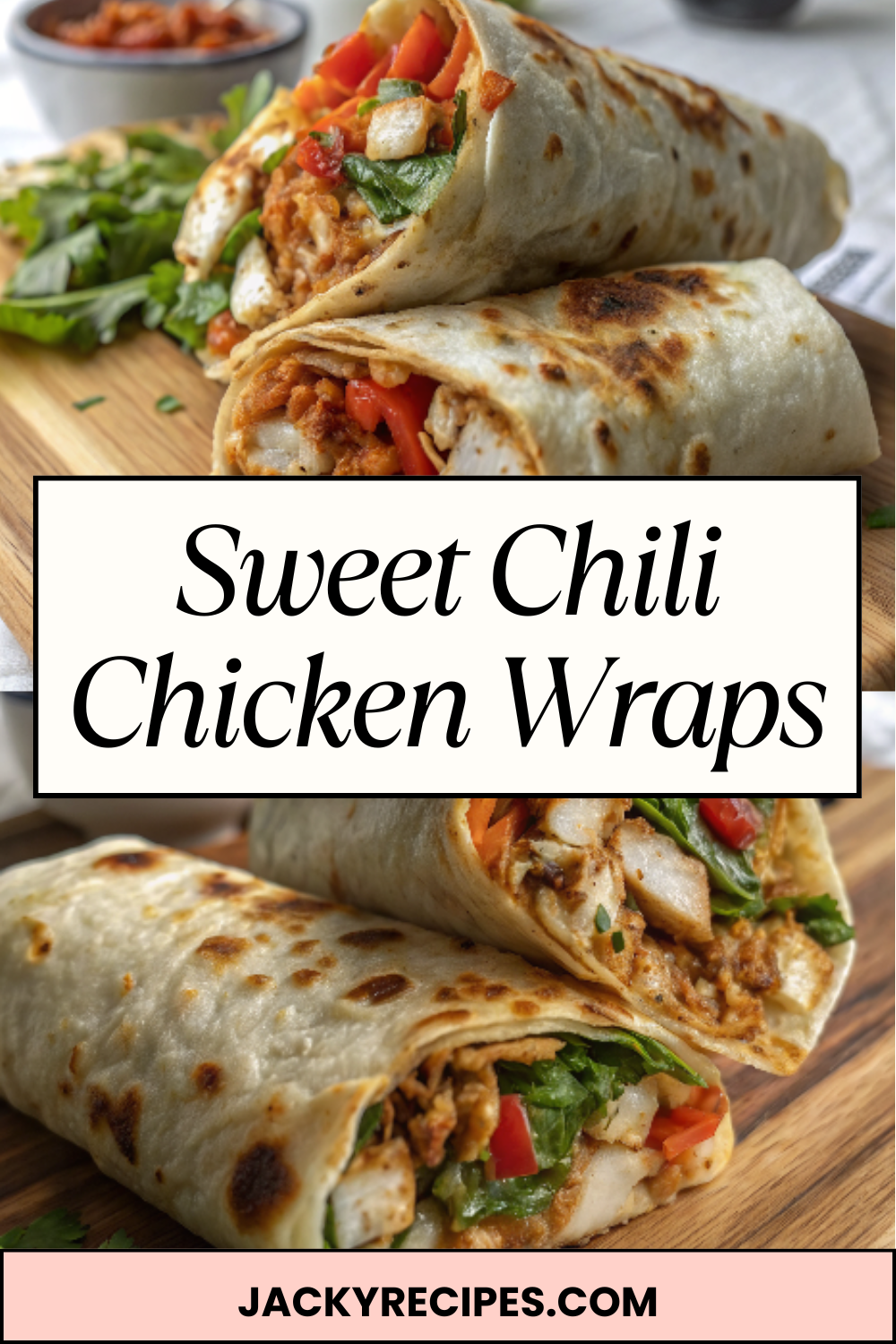 Sweet Chili Chicken Wraps – Sticky, Savory & Perfectly Balanced With a Gentle Heat